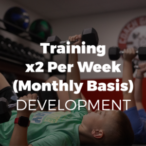 Training 2x Per Week (Development)